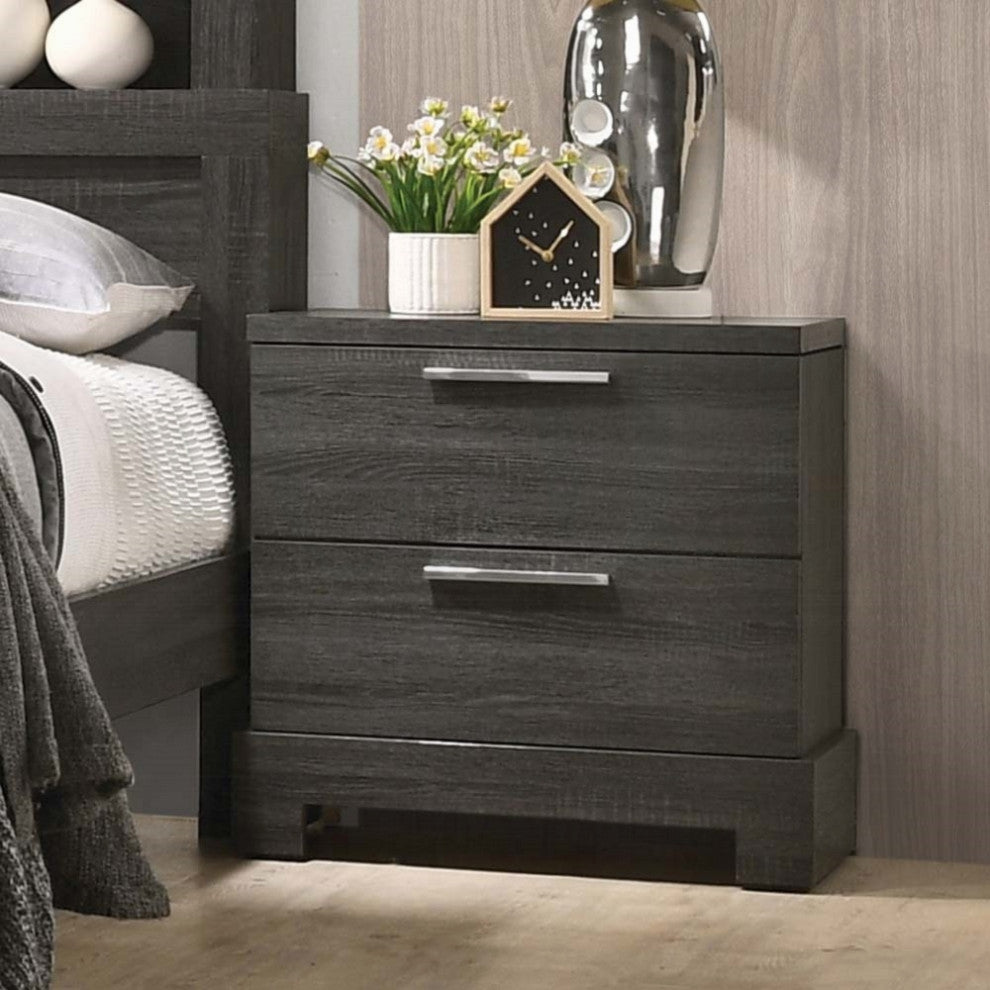 Lantha Nightstand, Gray Oak