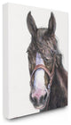 Large Horse Head Animal Watercolor Painting, 24"x30"