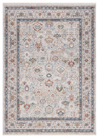 Safavieh Lauren Ralph Lauren Collection LRL1400 Rug, Light Grey/Blue Rust, 5'x8'
