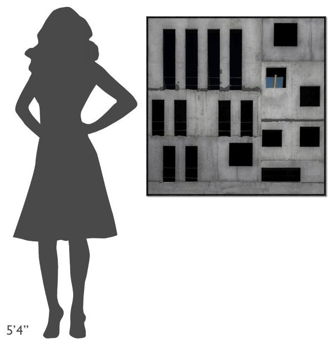 "Isolation Cell" Framed Canvas Giclee by Gilbert Claes, 37x37"