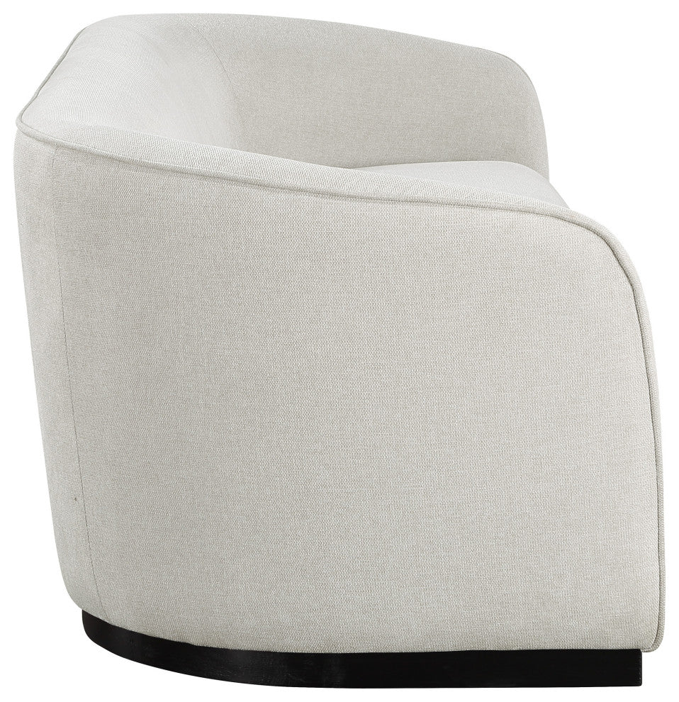 Mylah Upholstered Sofa, Beige