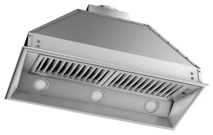Castlewood Traditional Chimney Hood - Maple, 42", 1200 Cfm Ventilator W/ Liner