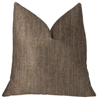 Ganache Gold Luxury Throw Pillow, 22"x22"
