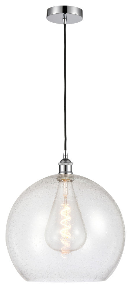Innovations 616-1P-PC-G124-14 1-Light Pendant, Polished Chrome