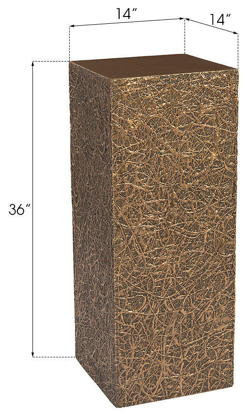 String Theory Pedestal, Bronze, Medium