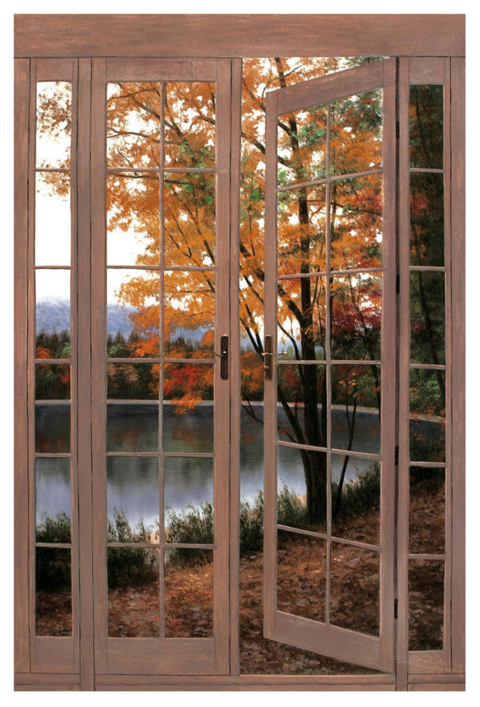 "Autumn Threshold" Digital Paper Print by Diane Romanello, 14"x20"
