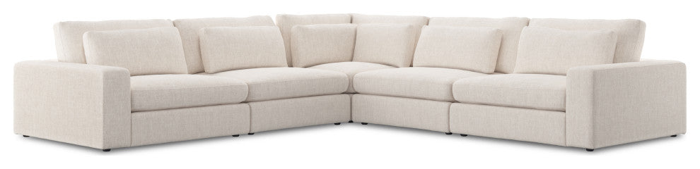 Bloor 5 Piece Sectional -Essence Natural