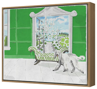 Garden Views 1 Fine Art Print, Gold, 40"x44"