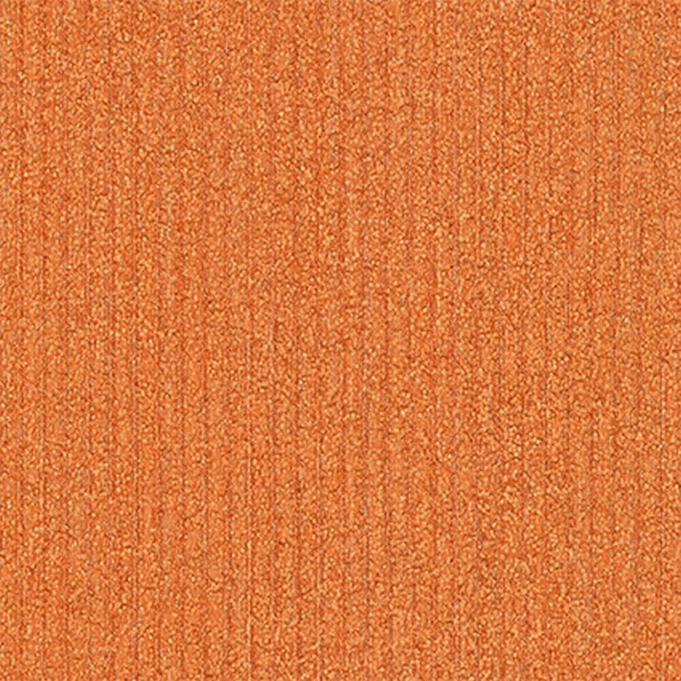 Alpha, Modern Trendy Stone Solid Embossed Wallpaper, Orange, Sample