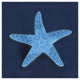"Cyanotype Sea III" Digital Paper Print by Sue Schlabach, 20"x20"
