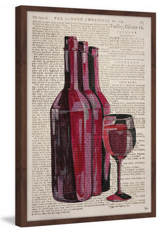 "Party Ready" Framed Painting Print, 12"x18"