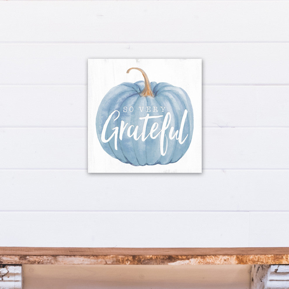 So Very Grateful 16x16 Canvas Wall Art
