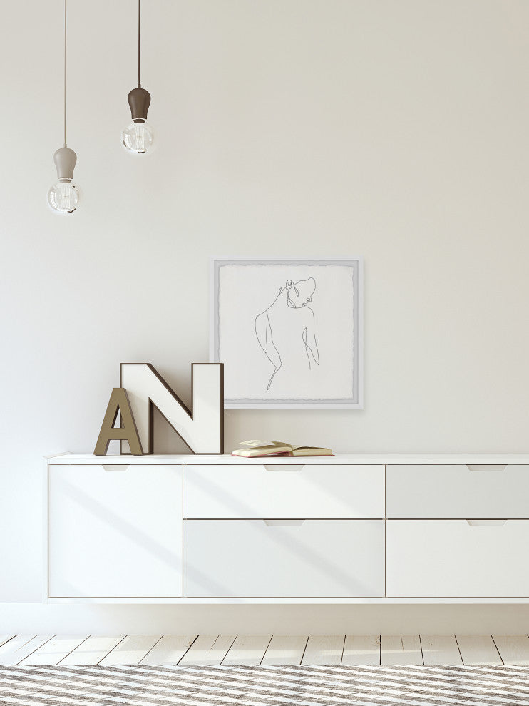 "I Am Proud" Framed Painting Print, 32x32