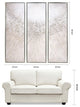 Silver Pellets Textured Metallic Hand Painted Canvas Wall Art, Mar-Cb9811-2060-3f