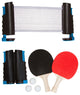 Anywhere Table Tennis Set with Paddles and Balls, Blue