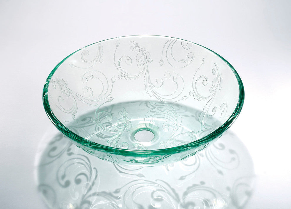 GLASS SINK BOWL