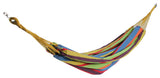 Striped Woven Cotton Double Brazilian Hammock, Multicolor
