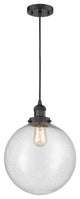 Beacon Mini Pendant, Matte Black, Seedy