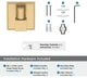 Appoint Traditional Single Robe Hook, Champagne Bronze