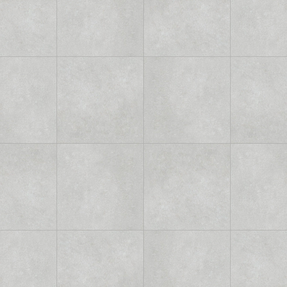 Twenties Ceramic Floor and Wall Tile, Plain Gray