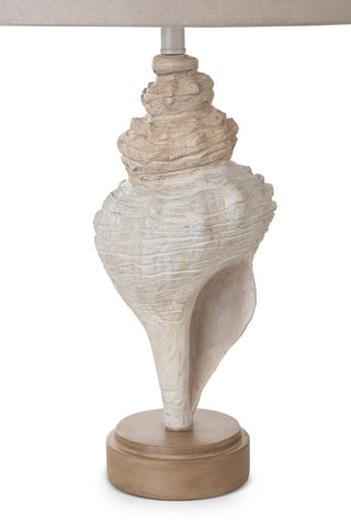 Conch 30" Seashell Coastal Table Lamp, Set of 2