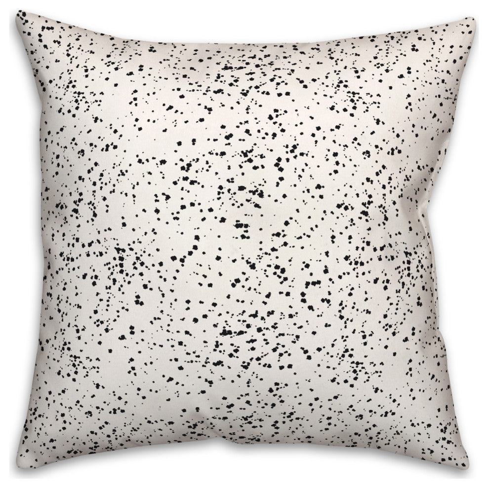 Monochromatic Speck Pattern 18"x18" Spun Poly Pillow