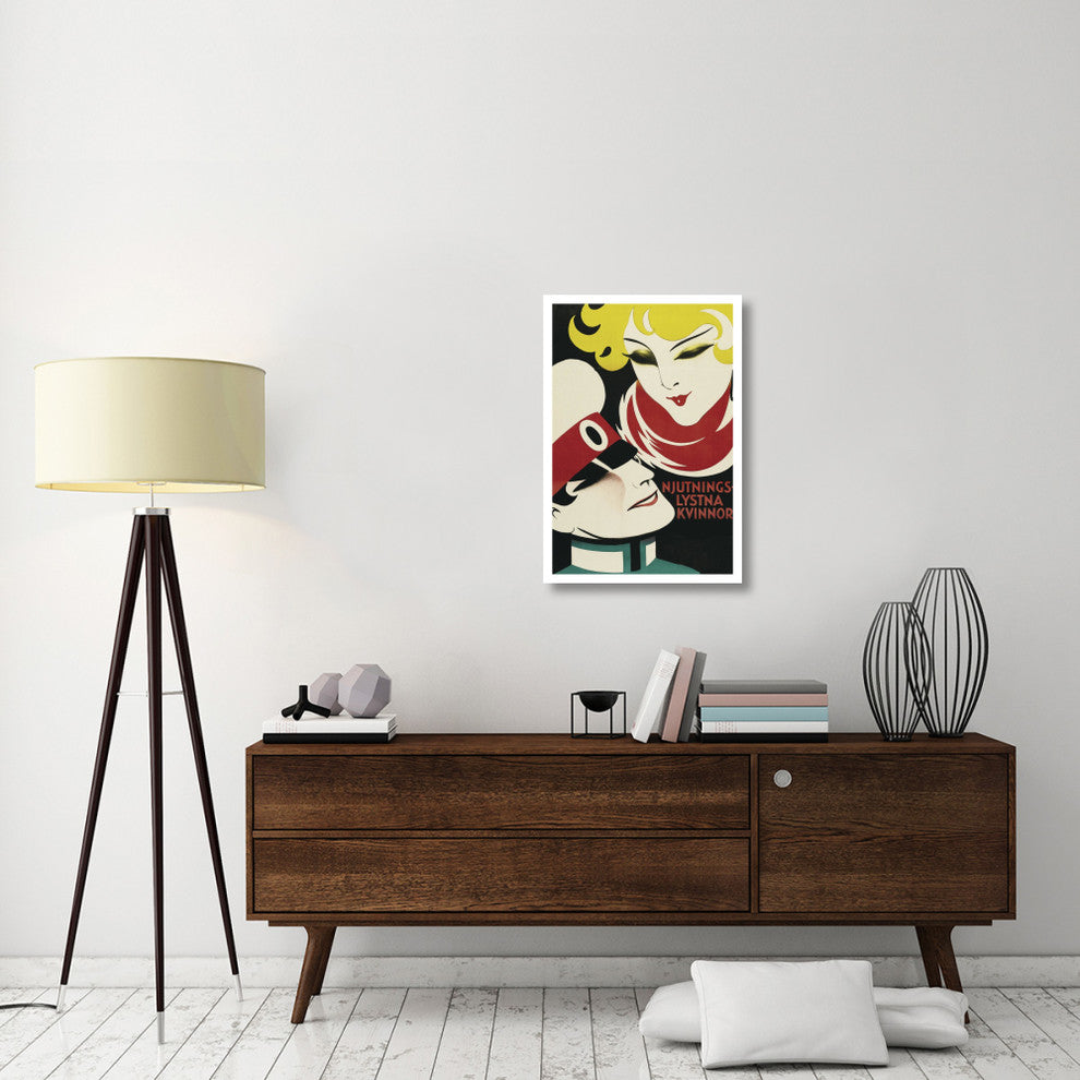 "Vintage Film Posters: Silver Njutnings Lysta Kvinnor" Paper Art, 22"x32"