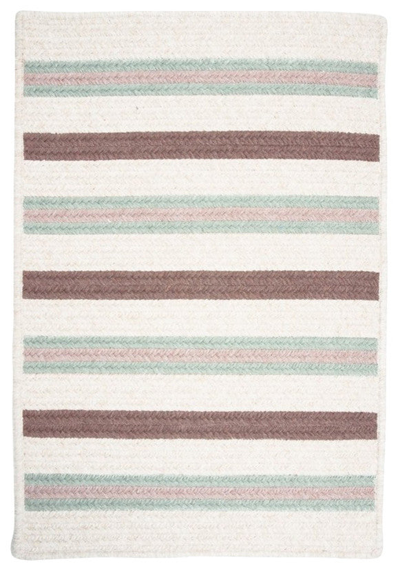 Colonial Mills Allure AL69 Misted Green Stripes Area Rug, Rectangular 12'x15'