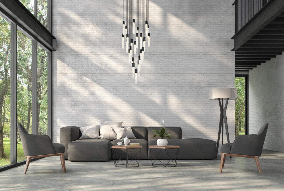 Home Living 42" Chandelier, Black