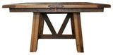 Hawthorne Reclaimed Barnwood Square Table, Natural, 54x54
