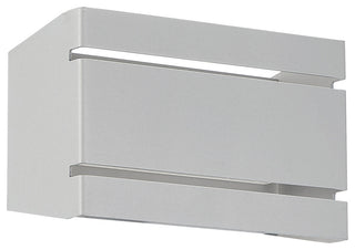 La Vida Bi-Directional Wide Outdoor LED Wall Mount, Satin