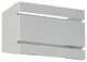 La Vida Bi-Directional Wide Outdoor LED Wall Mount, Satin