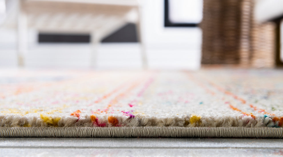 Unique Loom Multicolored Pochteca Monterey 4' 0 x 6' 0 Area Rug