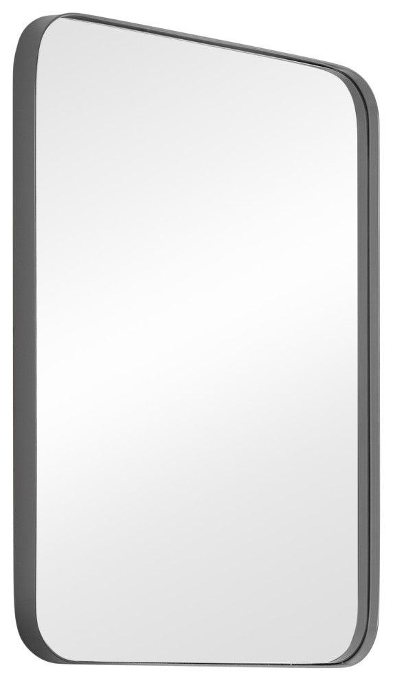 Decorative Mirror, Grey, 24x36
