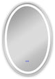Luminosity Back Lit Oval Touchscreen Led Mirror, 32" Height