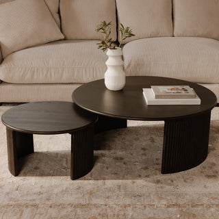 Penny Large Coffee Table Dark Brown