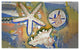 Betsy Drake Beach Treasures Door Mat 30x50