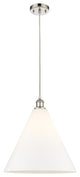 Innovations Lighting 516-1P-PN-GBC-161-LED Ballston Cone 1 Light 16" Pendant