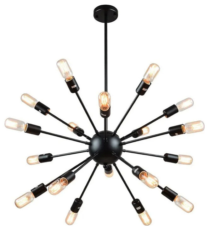 Gland | Creative Iron Chandelier in the Shape of 12-arm Satellite, 12 Lights