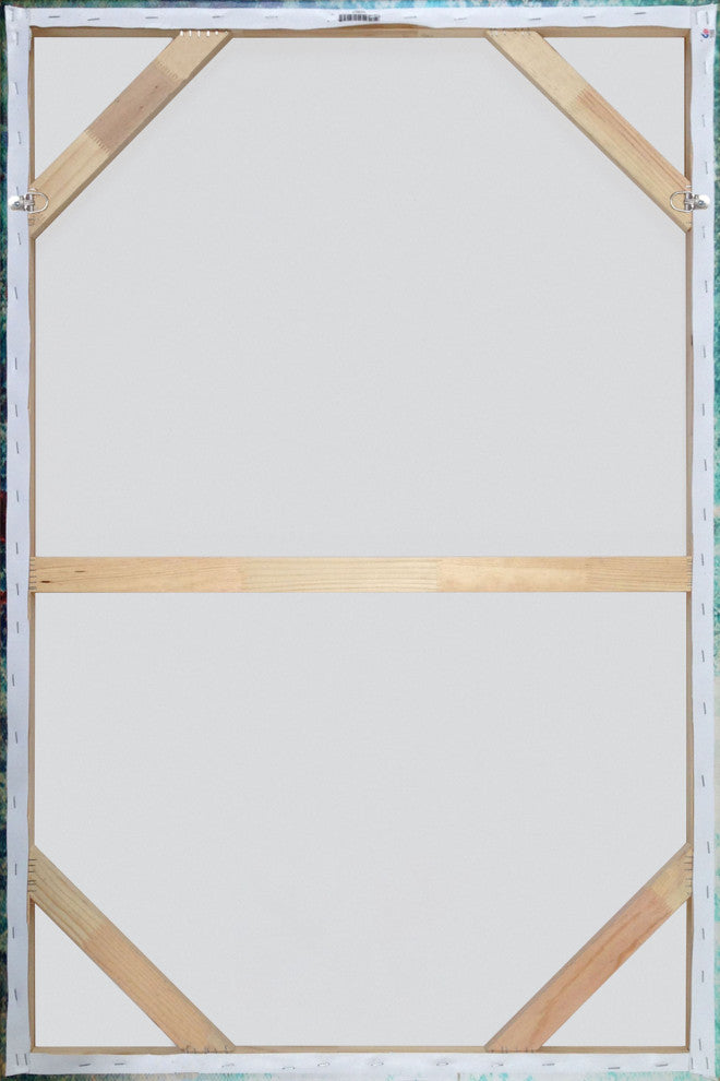 "Round Here" Floater Framed Painting Print on Canvas, 30x45