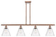 Innovations 516-4I-AC-GBC-84-LED 4 Light Island Light, Antique Copper