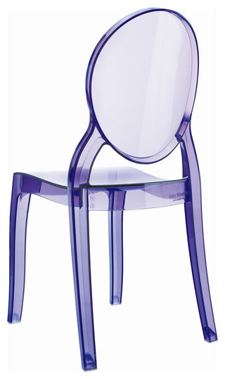 Compamia Elizabeth Kid's Chair, Transparent Violet