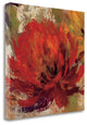 "Fiery Dahlias II - Crop" By Silvia Vassileva, Giclee on Gallery Wrap Canvas