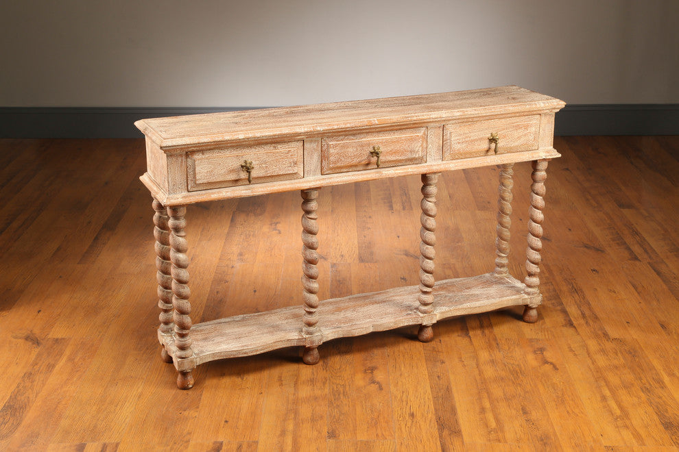 3 Drawer Console Table