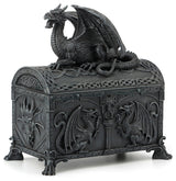 Dragon Chest Shaped Trinket Box, Myth and Legend