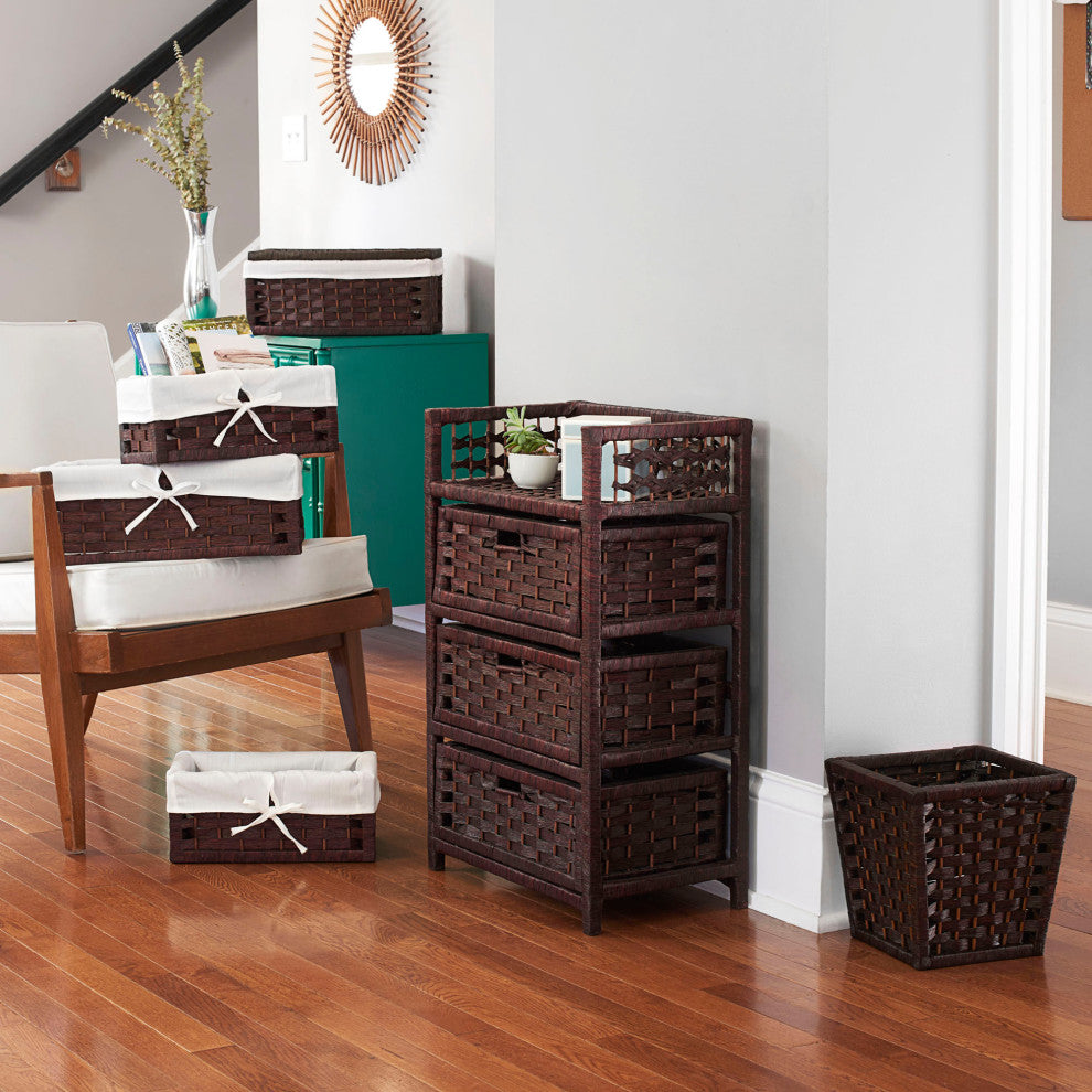 3-pc. Paper Rope Utility Basket Set