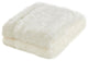 Textured Faux Fur Throw Blanket, Pinstripe