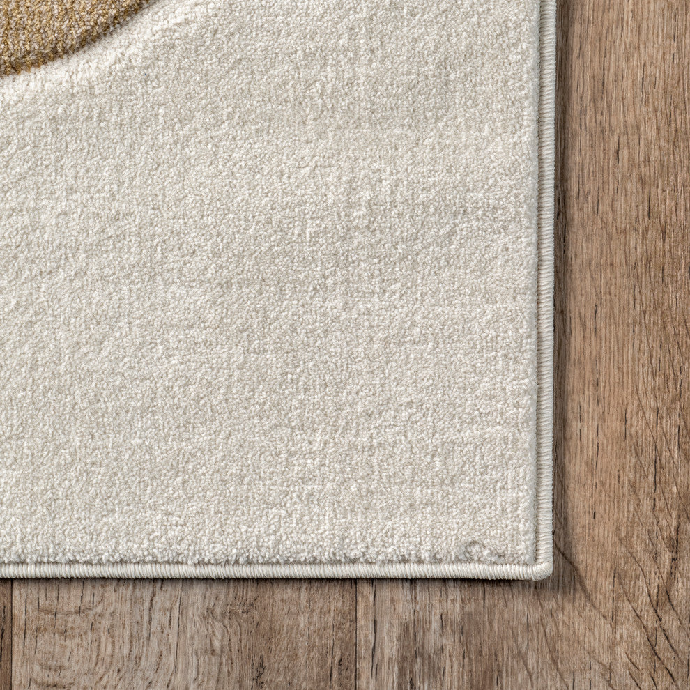 Nuloom Anabell Giraffe Kids Rug, Beige 8' x 10'