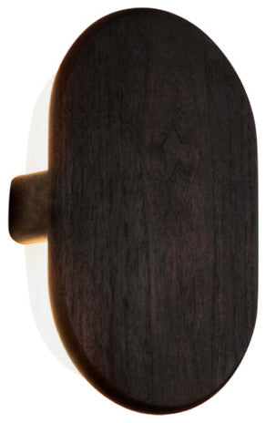 Tempus LED Sconce, Dark Stained Walnut, Color Temperature - 3000k