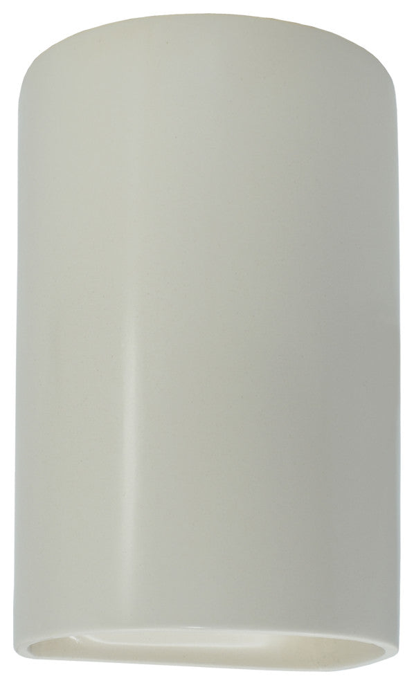 Ambiance, Small ADA Cylinder, Closed Top Wall Sconce, Matte White